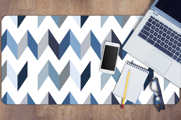 Large desk mat for children herringbone