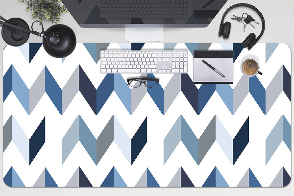 Large desk mat for children herringbone