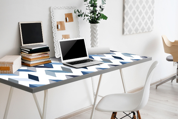 Large desk mat for children herringbone
