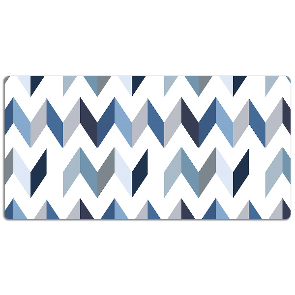 Large desk mat for children herringbone