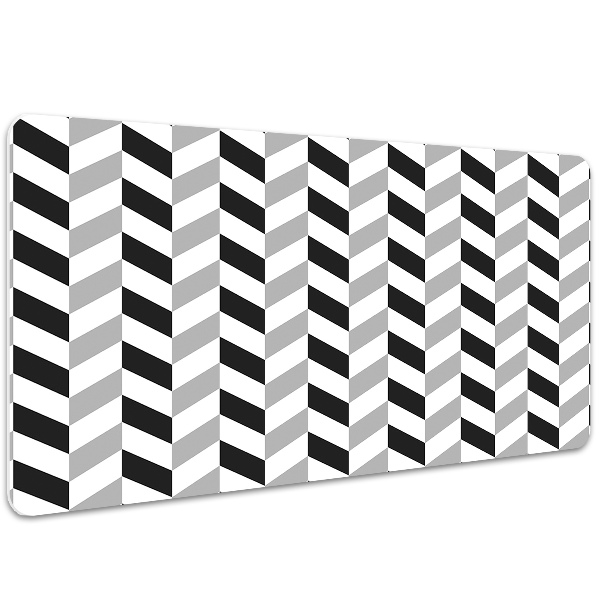 Full desk mat Herringbone pattern