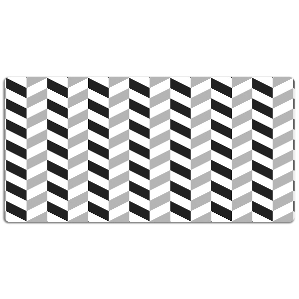 Full desk mat Herringbone pattern