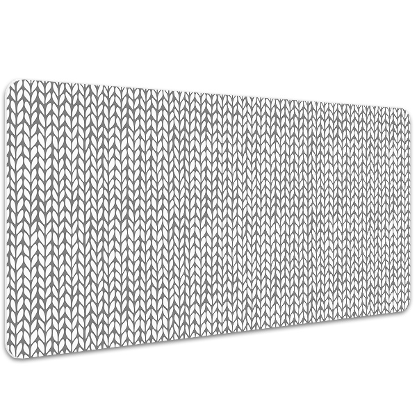Full desk mat Herringbone pattern