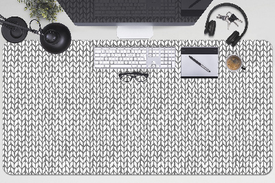 Full desk mat Herringbone pattern