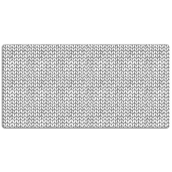 Full desk mat Herringbone pattern