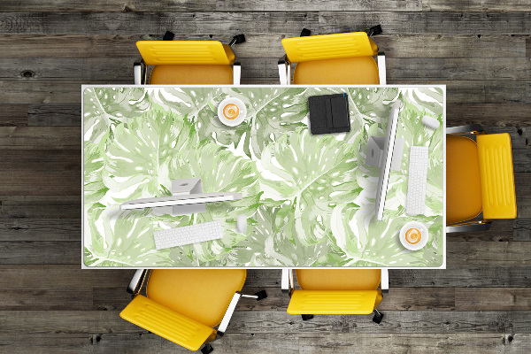 Desk pad Monstera leaves