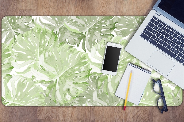 Desk pad Monstera leaves
