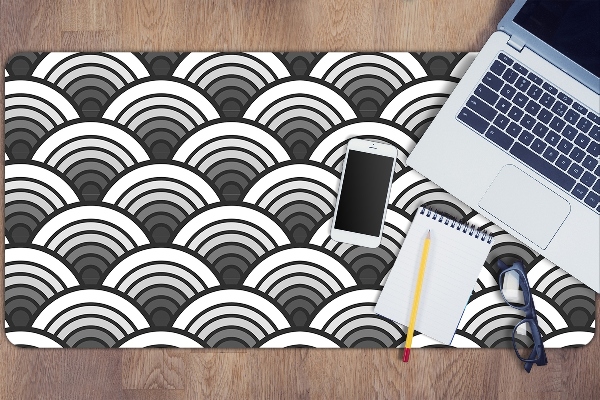 Full desk pad Scallop ombre
