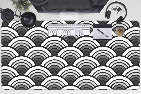 Full desk pad Scallop ombre