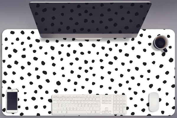 Large desk mat for children small dots