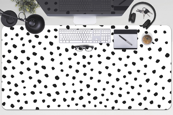 Large desk mat for children small dots