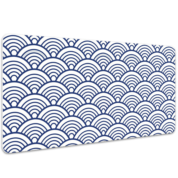 Large desk mat for children Scallop