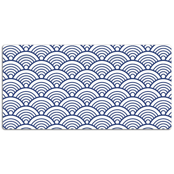 Large desk mat for children Scallop
