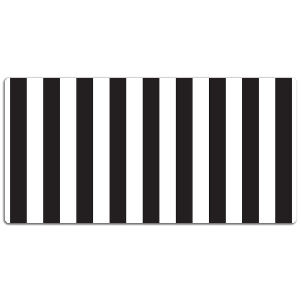 Large desk pad PVC protector Striped pattern