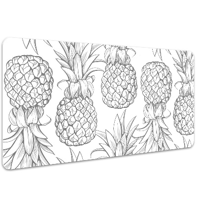 Full desk mat Pattern in pineapples