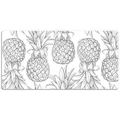 Full desk mat Pattern in pineapples
