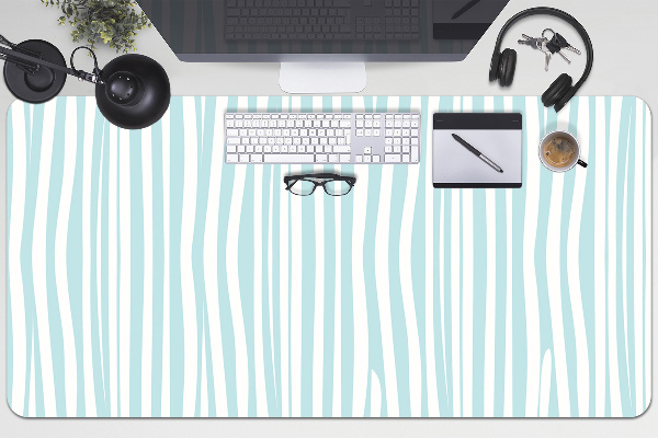 Large desk mat for children zebra