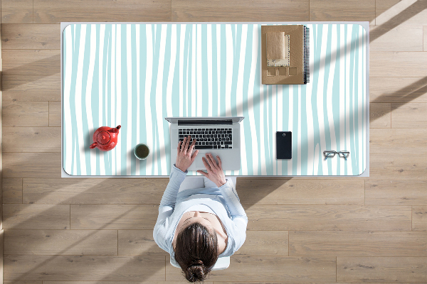 Large desk mat for children zebra