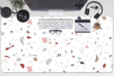 Desk pad colored spots