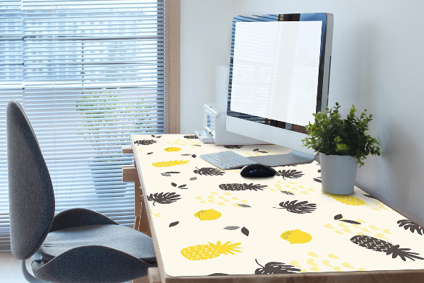 Large desk mat for children pineapples