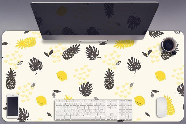 Large desk mat for children pineapples