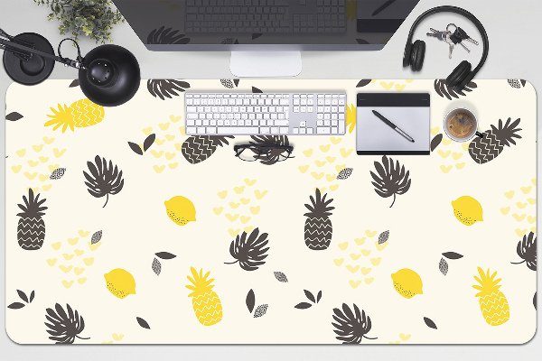Large desk mat for children pineapples