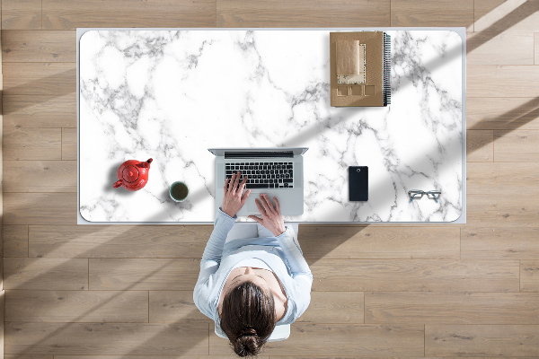 Full desk protector marble stone