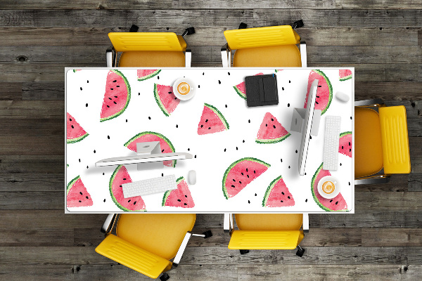 Desk pad Watermelon rain