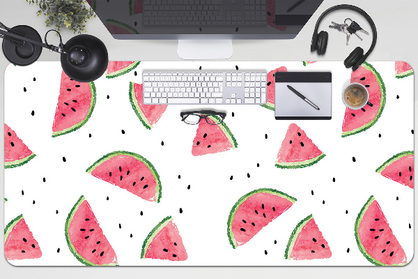 Desk pad Watermelon rain