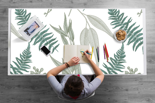 Large desk mat for children Fern