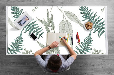 Large desk mat for children Fern