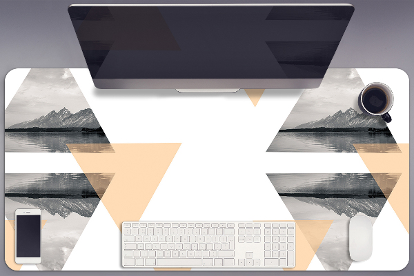 Full desk pad lake landscape