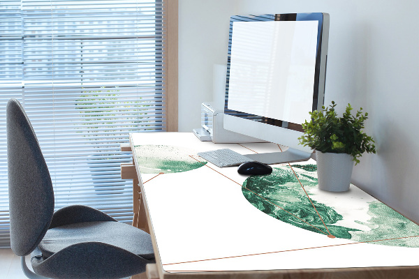 Desk mat marble moons