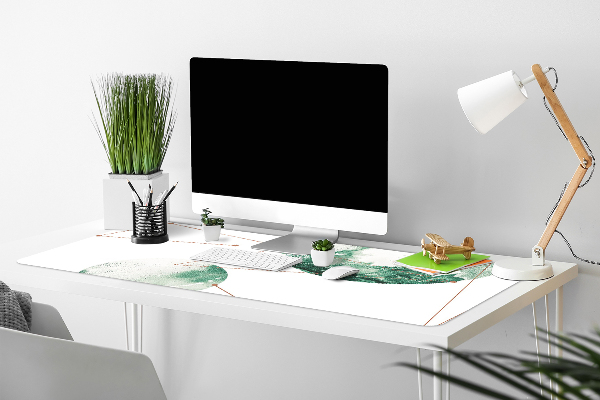 Desk mat marble moons