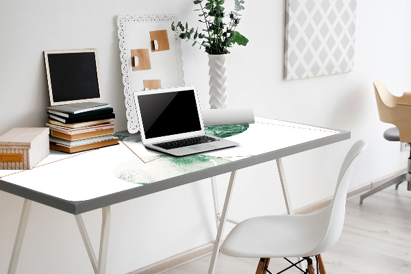 Desk mat marble moons