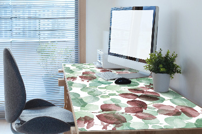 Large desk mat table protector floral pattern