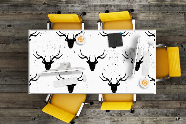 Desk mat Black deer formula