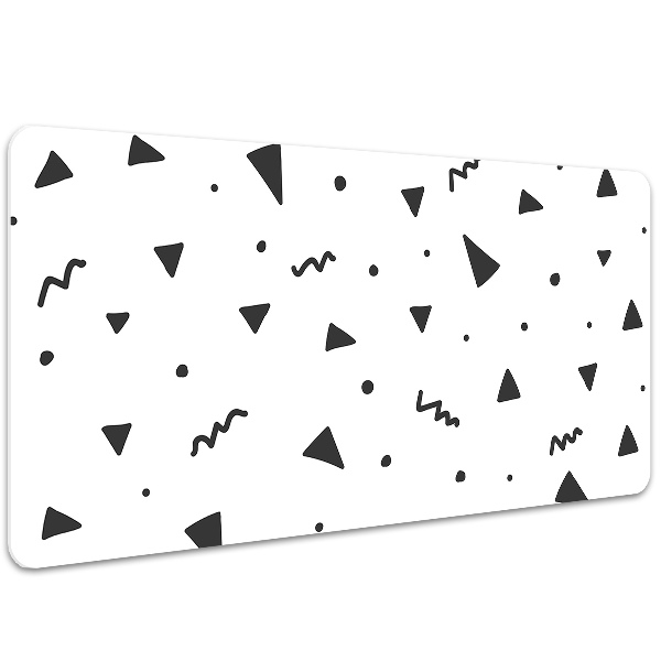 Full desk protector geometric shapes