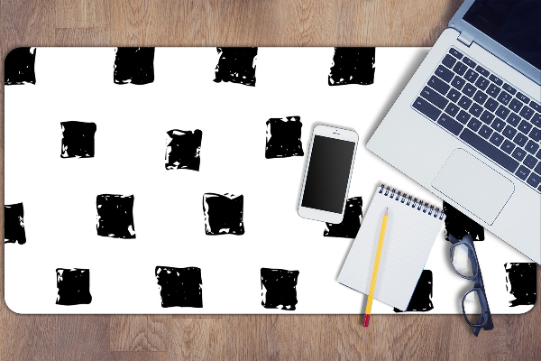Full desk pad painted squares