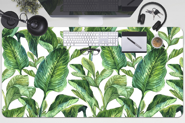 Full desk protector banana leaves