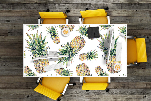 Large desk mat for children pineapples