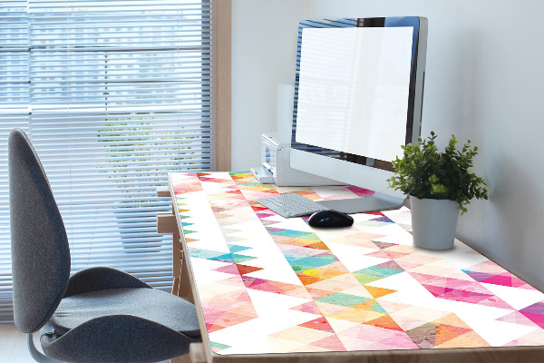 Desk mat geometry of triangles
