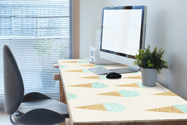 Large desk mat for children ice pattern