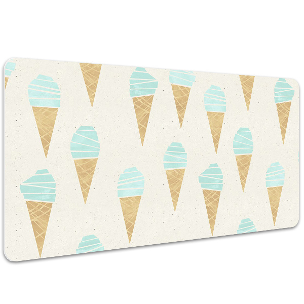 Large desk mat for children ice pattern