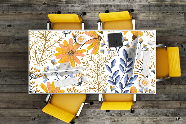 Full desk mat Pastel meadow
