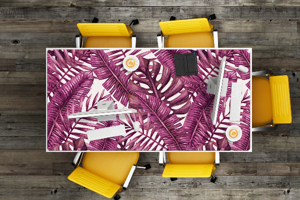 Full desk pad tropical leaves