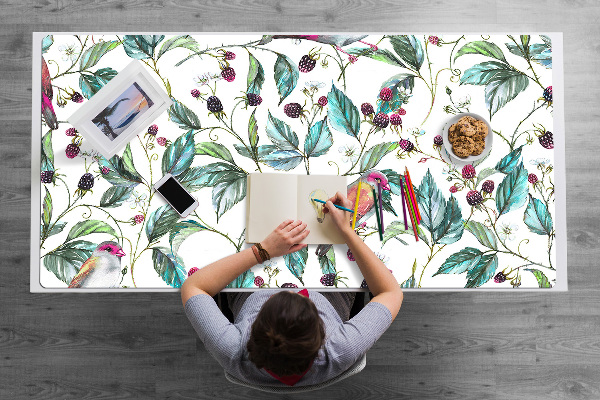 Desk pad Birds on a branch