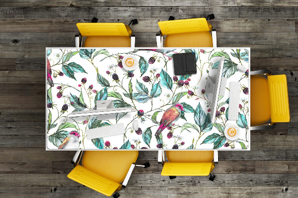 Desk pad Birds on a branch