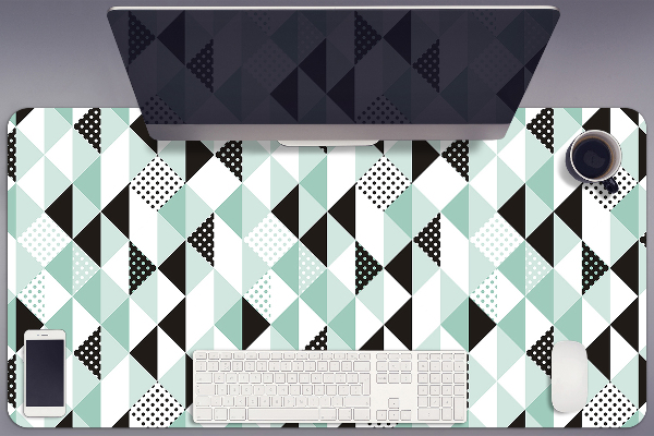 Full desk pad geometric pattern