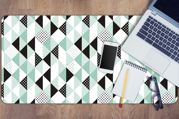 Full desk pad geometric pattern